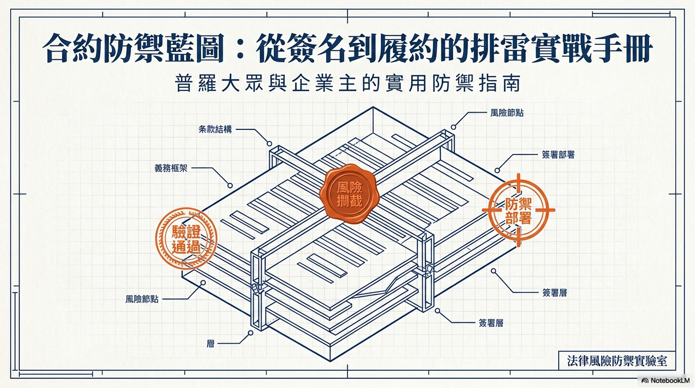 簽訂契約的注意事項簡報封面