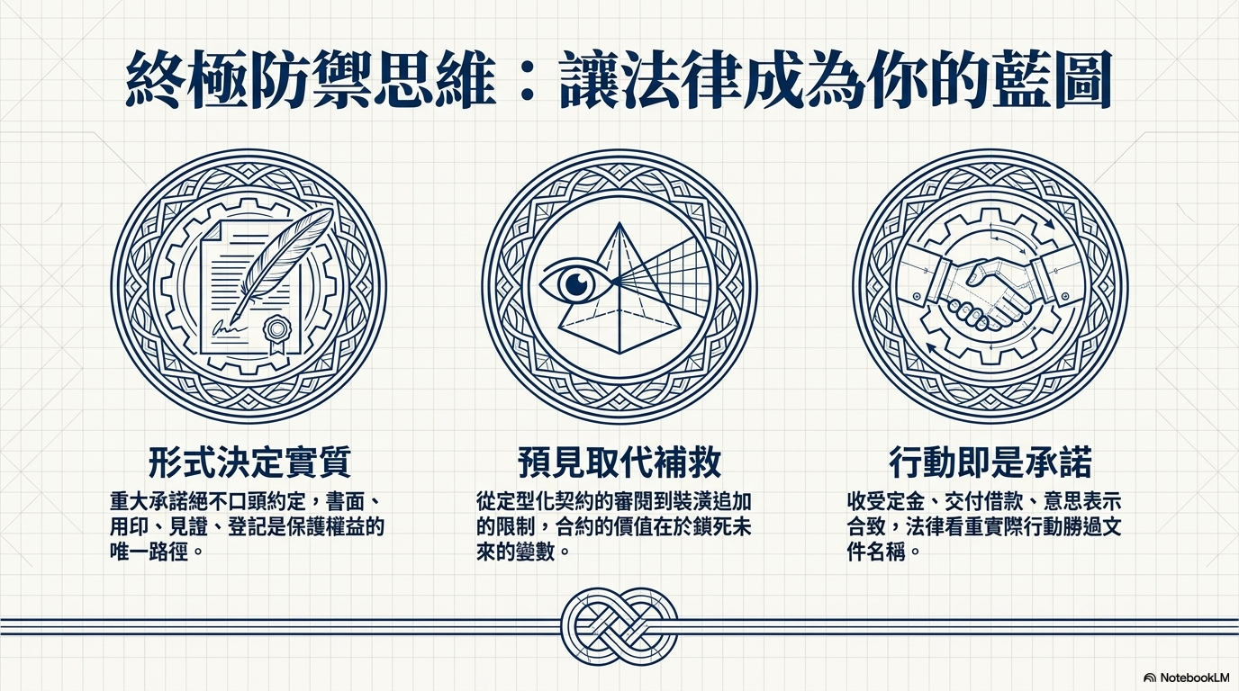 終極防禦思維：讓法律成為你的藍圖